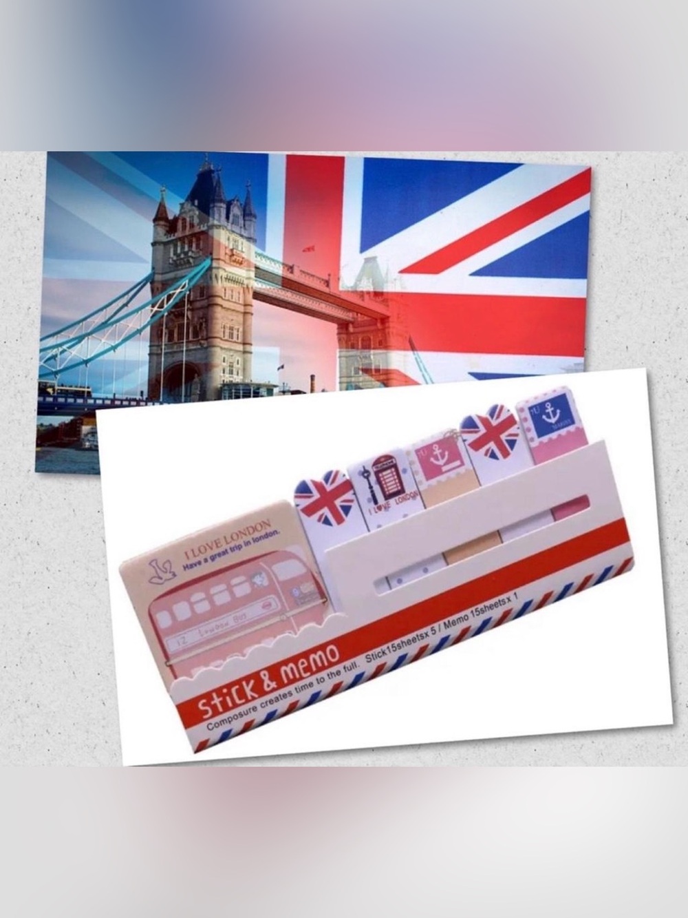 $2 London Sticky notes $2 WITH ANY $10 ORDER OR MORE